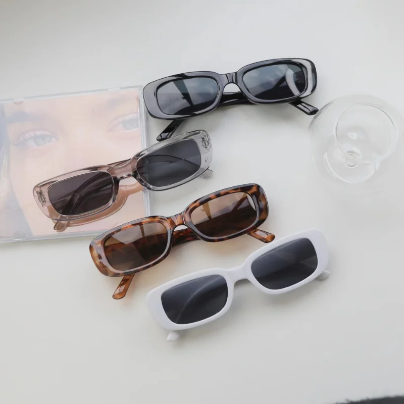Vintage Fashion Luxury - Vintage Small Square Sunglasses Woman Luxury