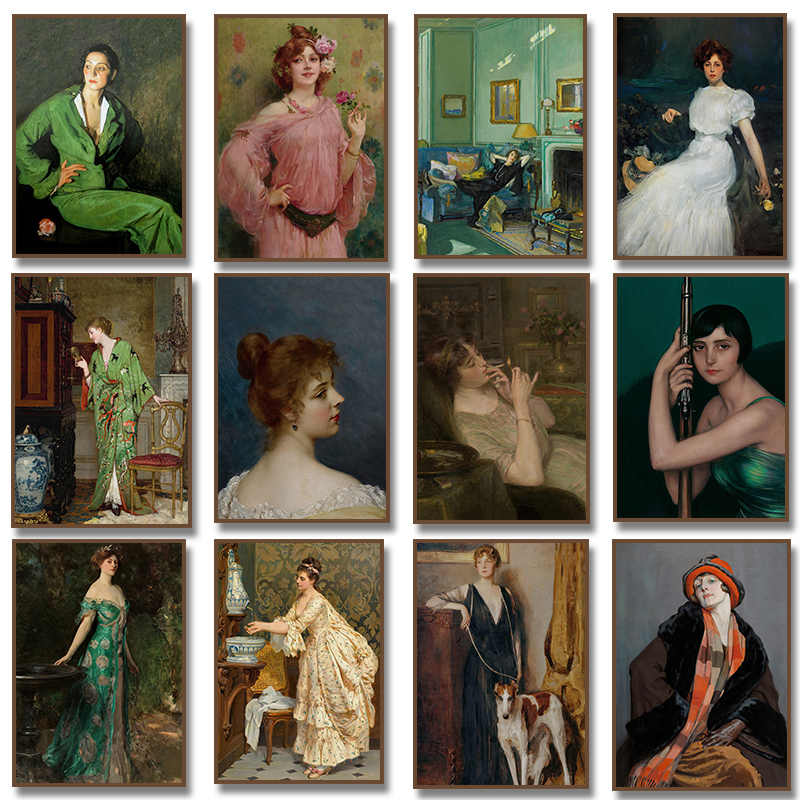 Vintage Fashion Photos - Renaissance Women Portrait Poster Vintage Victorian