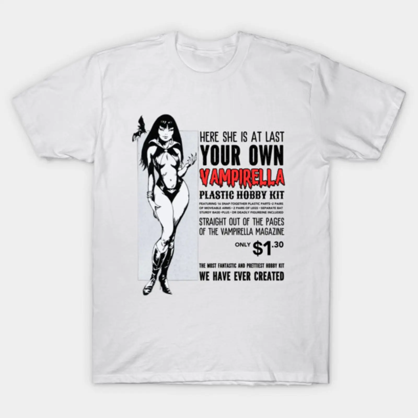 Vintage Fashion Toys - Vampirella vintage toy print advert T