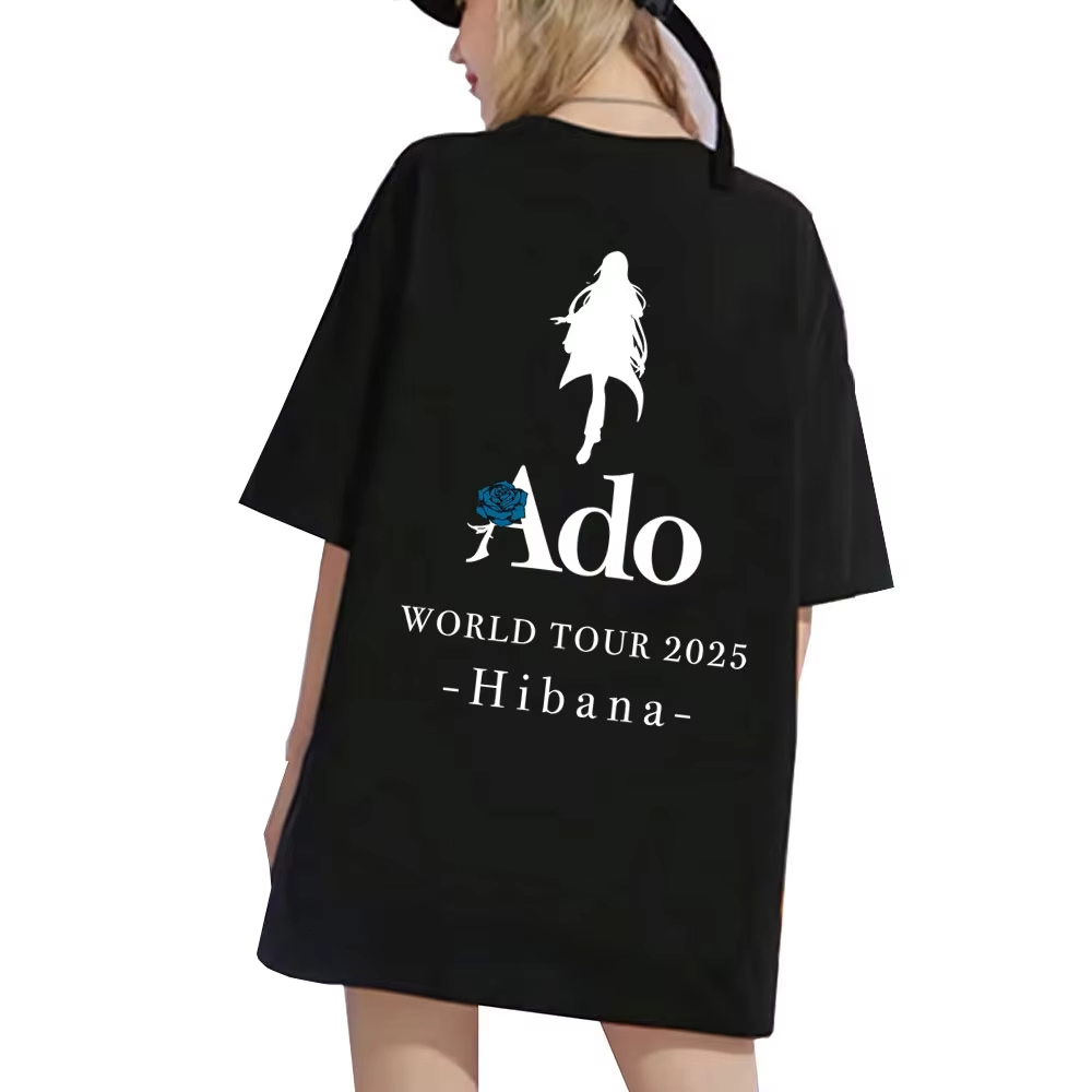 Vintage Fashion Style Female - Ado World Tour 2025 Hibana T-shirts