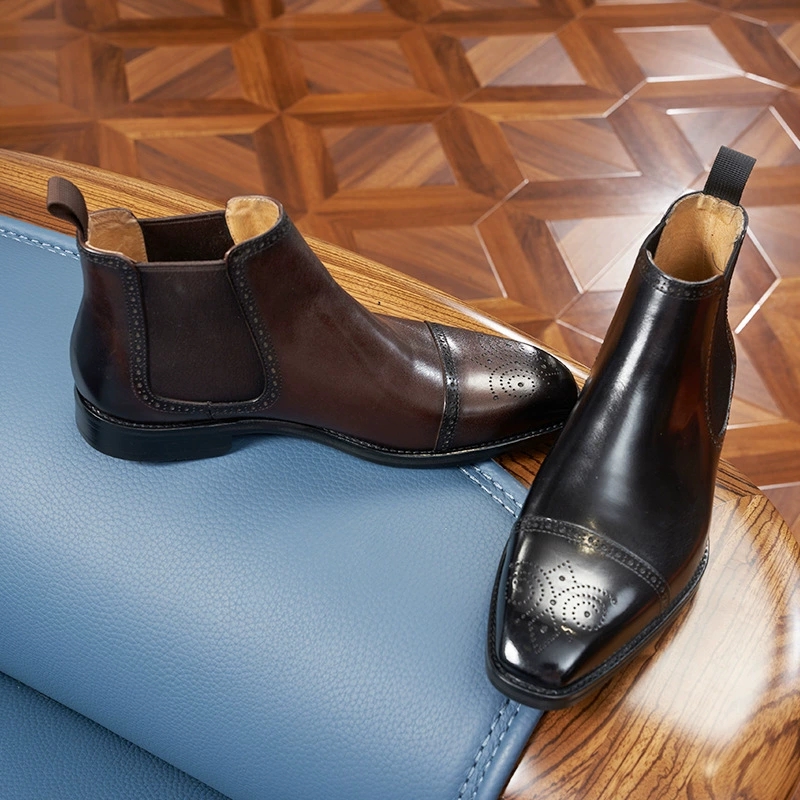 Vintage Fashion Luxury - Vintage Italian Mens Chelsea Boots Luxury