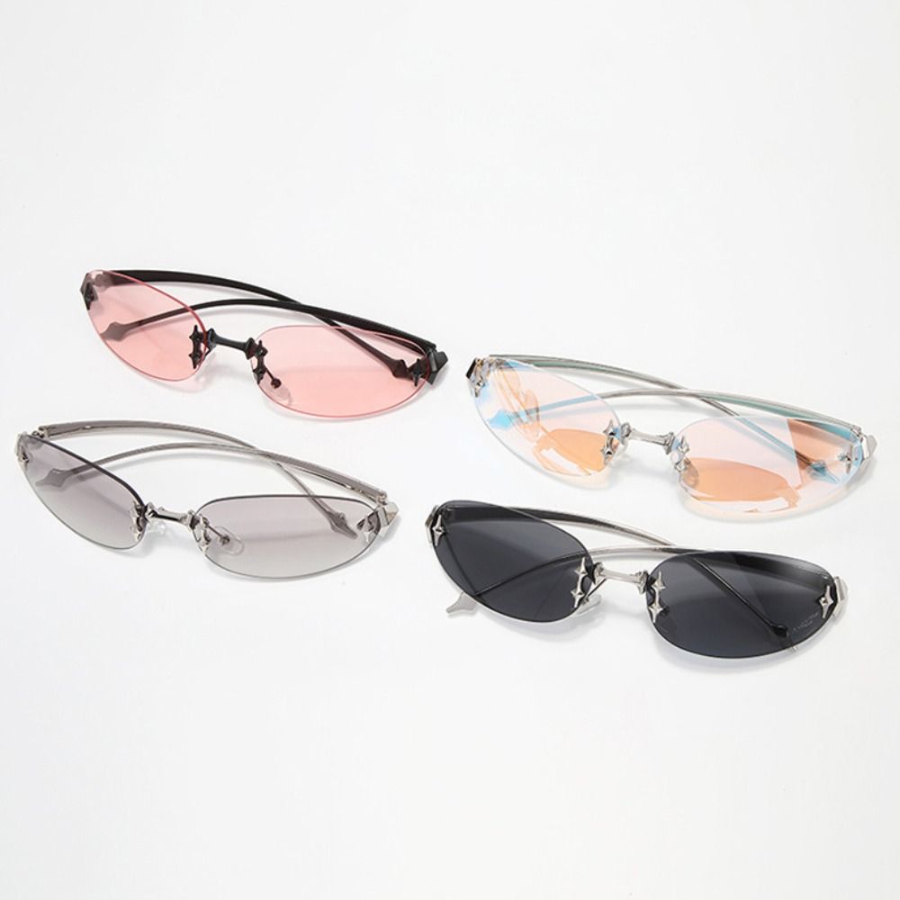 Y2K Style Frameless Sunglasses - đánh giá và giá Vintage Fashion Style Female