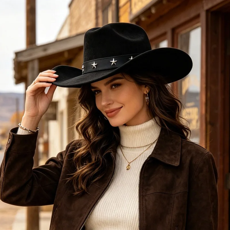 Women Hot Sale Wide Brim Cowbo - đánh giá và giá Vintage Fashion Eu