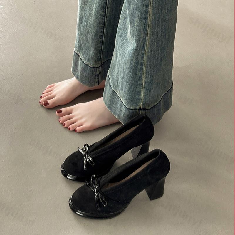 Women's High Heels 2025 Spring - đánh giá và giá Vintage Fashion Luxury
