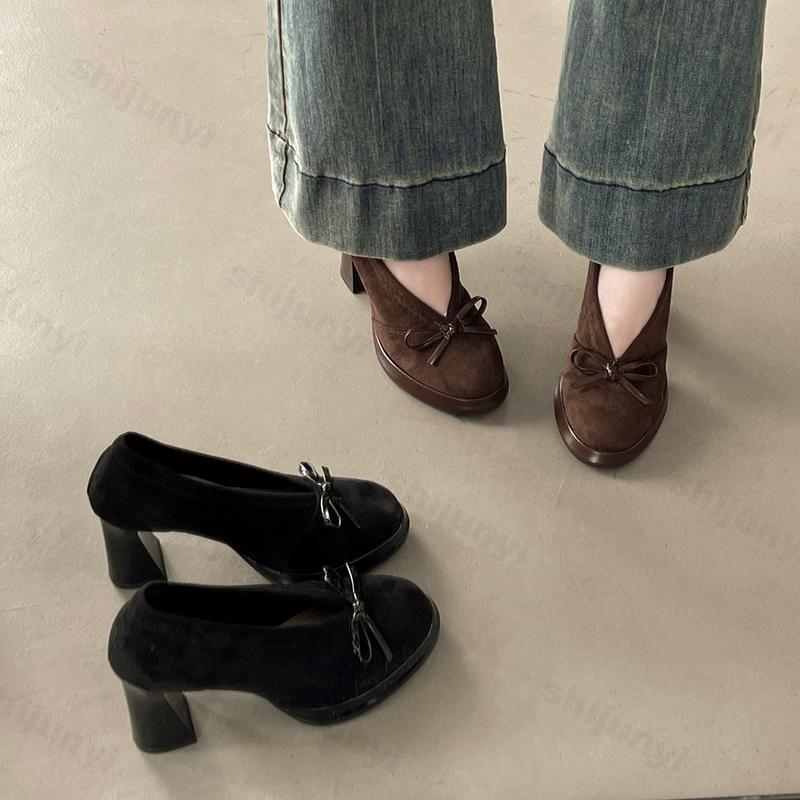 Women's High Heels 2025 Spring - đánh giá và giá Vintage Fashion Luxury