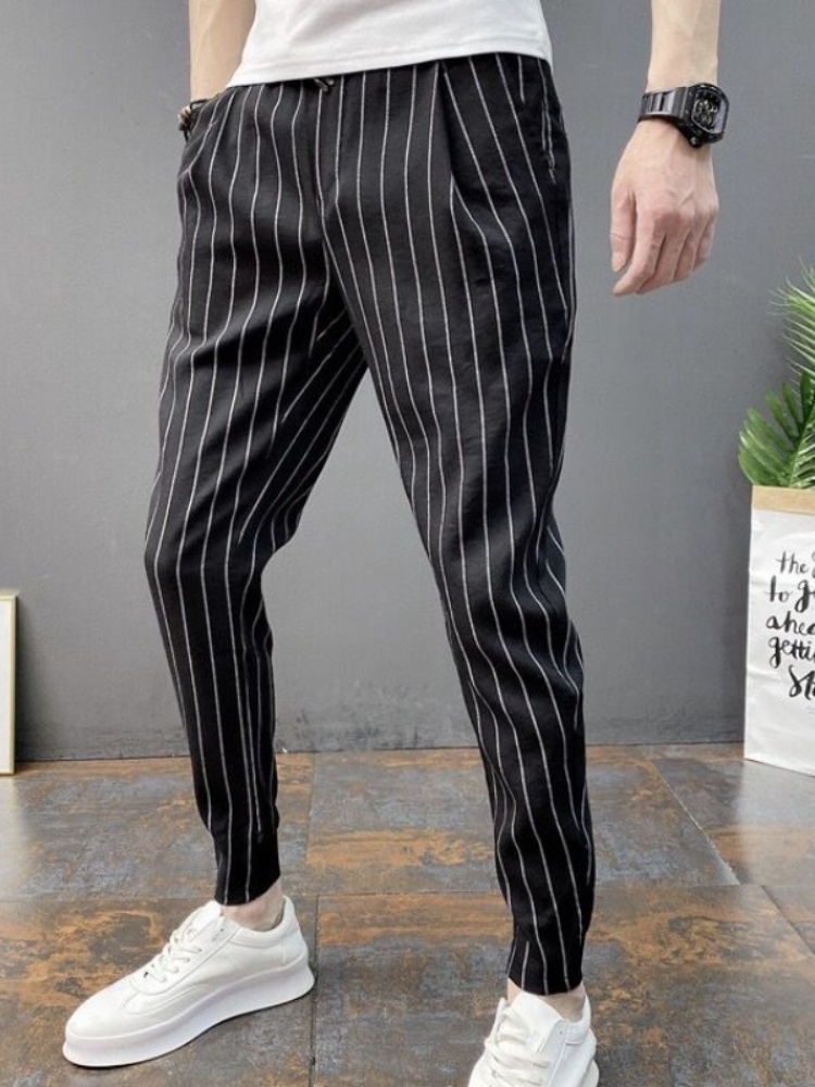 Slim Fit Striped Male Cropped  - đánh giá và giá Vintage Fashion For Sale