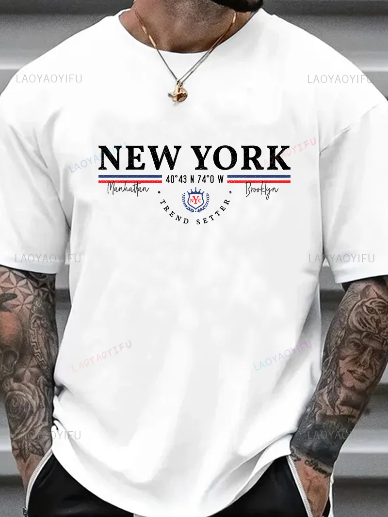New York Letter Graphic Tee Un - đánh giá và giá Vintage Fashion New York