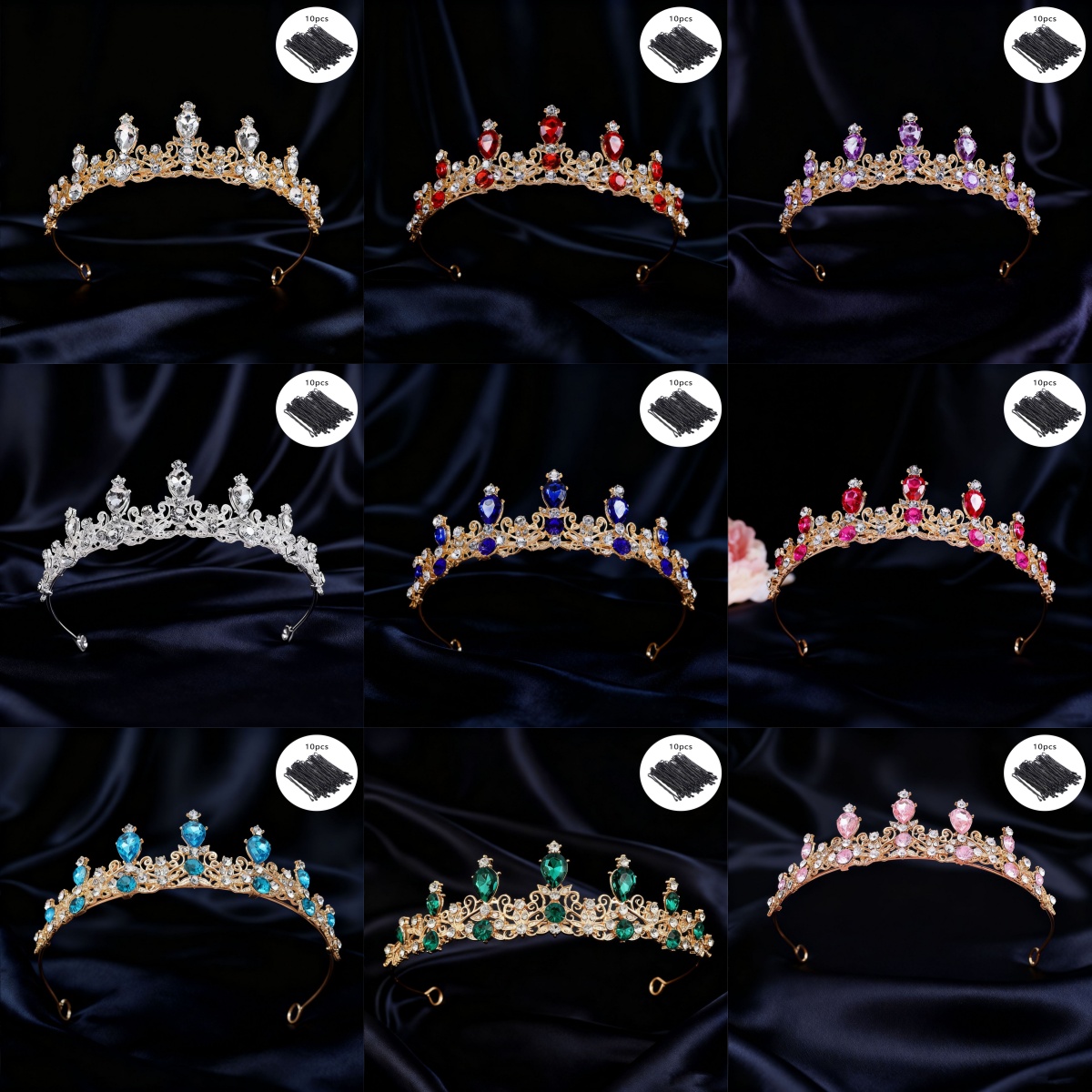 Bridal Tiara Vintage Scroll Rh - đánh giá và giá Vintage Fashion Queen