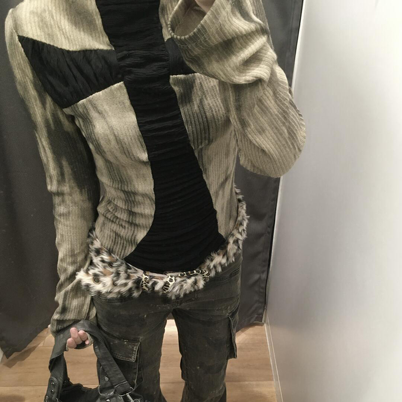 Goth Cross Subculture slim top - đánh giá và giá Turtleneck Knit 90S