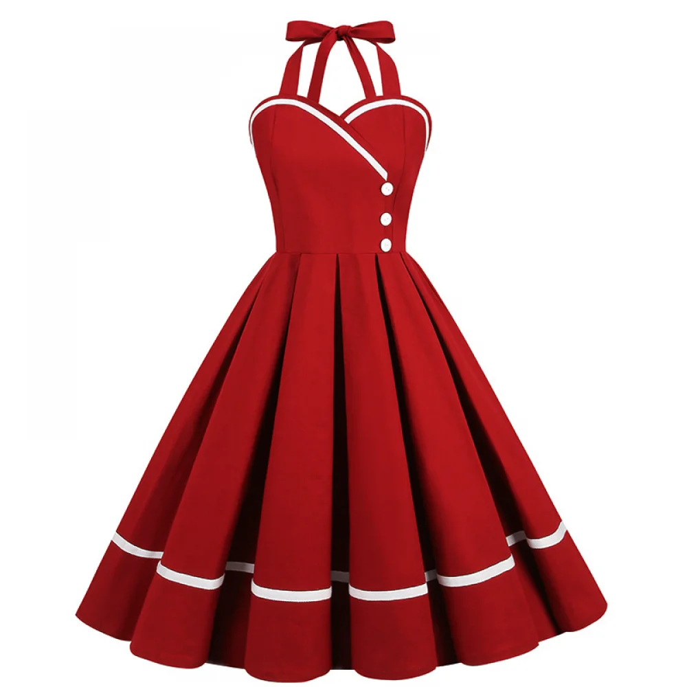 Halloween  50s 60s 80s Retro D - đánh giá và giá Vintage Fashion Dress
