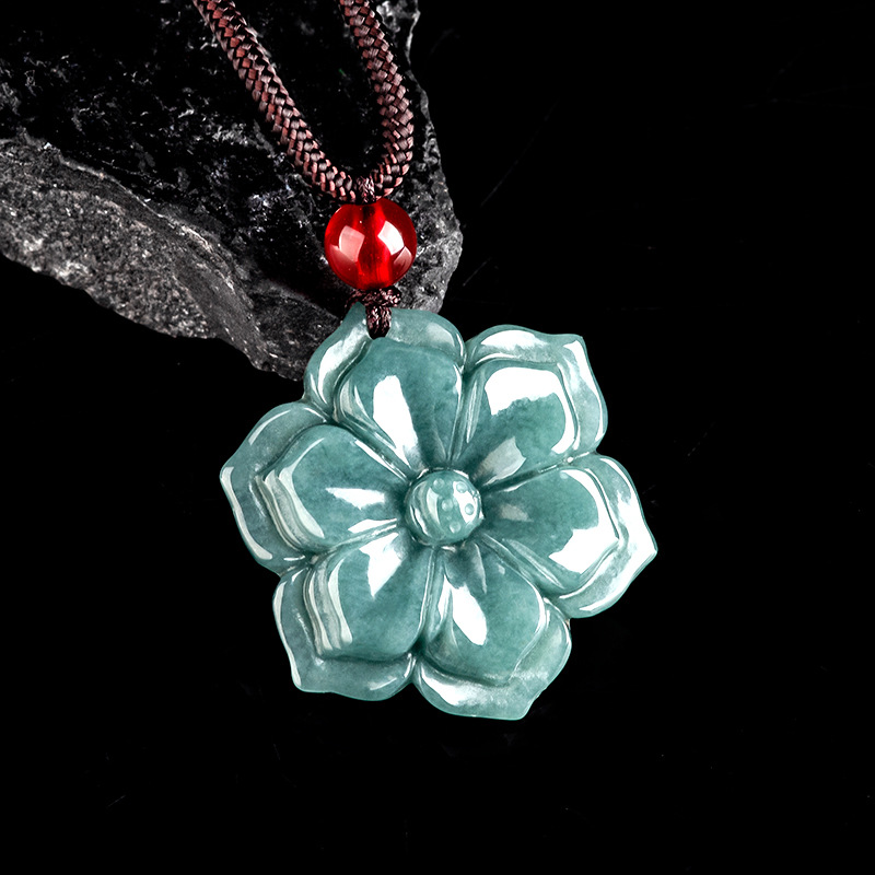 Burmese Jadeite Flower Pendant - đánh giá và giá Vintage Fashion Luxury