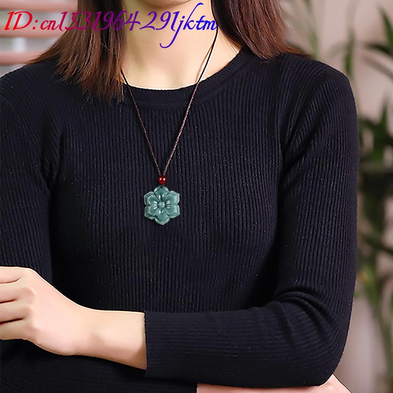 Burmese Jadeite Flower Pendant - đánh giá và giá Vintage Fashion Luxury