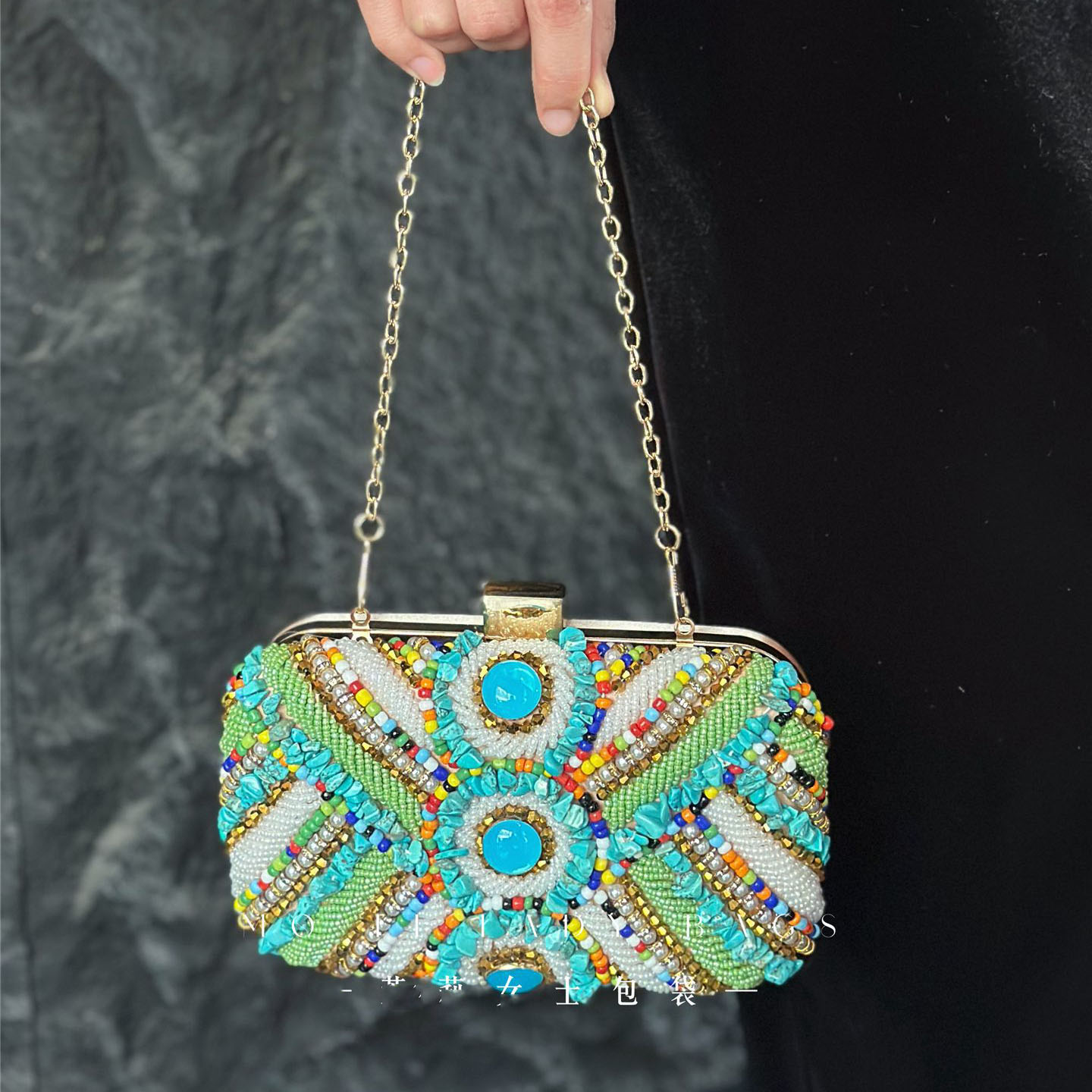 Summer Bohemian Beading Splici - đánh giá và giá Vintage Fashion Style Female
