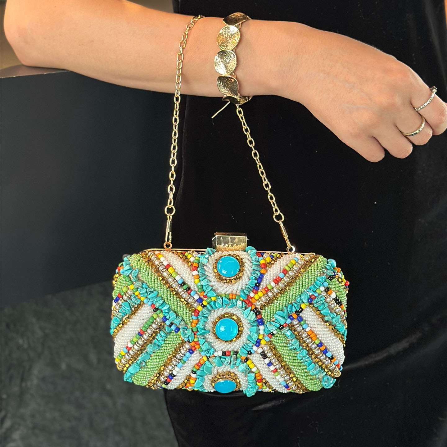 Summer Bohemian Beading Splici - đánh giá và giá Vintage Fashion Style Female