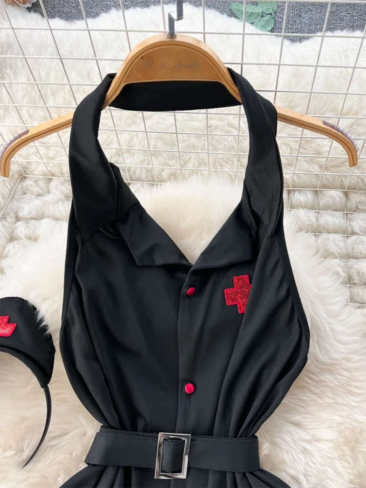 Erotic Fashion Sexy Halter Lin - đánh giá và giá Vintage Fashion Dress