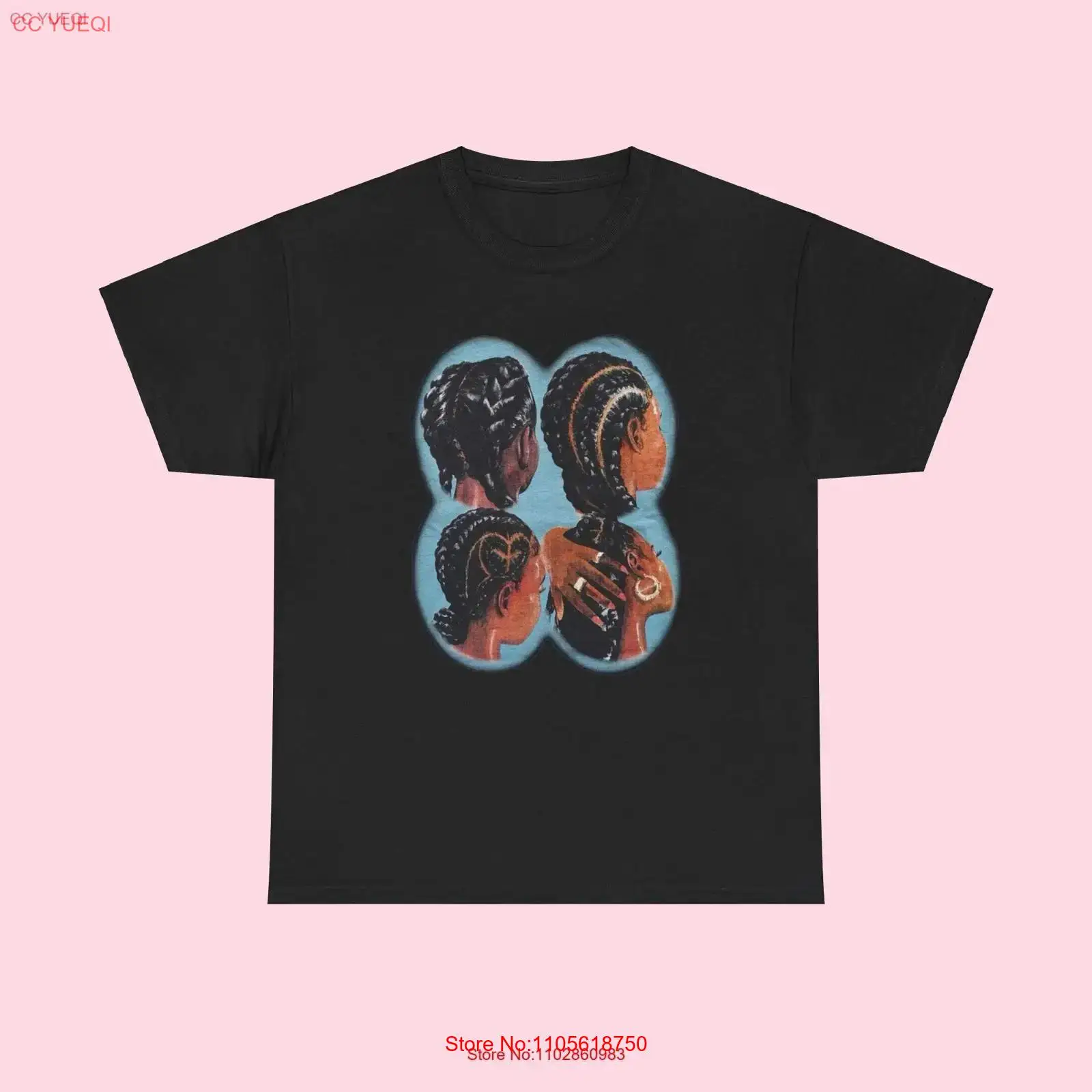 Black Hair Cornrows T shirt Ju - đánh giá và giá Vintage Fashion Pinterest