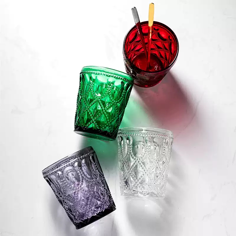 300ml Vintage Embossed Glass T - đánh giá và giá Vintage Fashion Eu