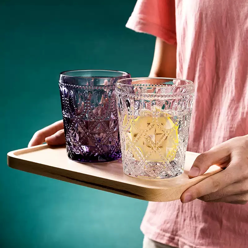 300ml Vintage Embossed Glass T - đánh giá và giá Vintage Fashion Eu