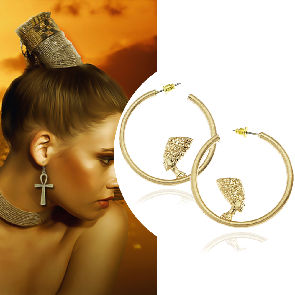 Vintage Gold Color Women Earri - đánh giá và giá Vintage Fashion Queen