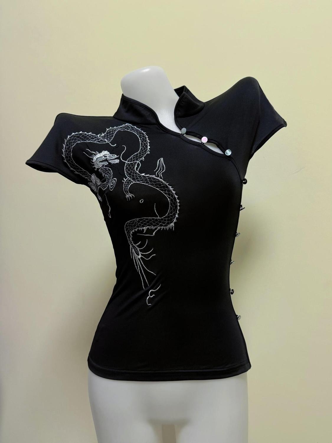 Vintage T-shirt Slim Y2k Basic - đánh giá và giá Turtleneck Knit 90S