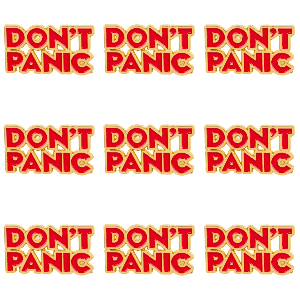9pcs Funny Quote Brooches 