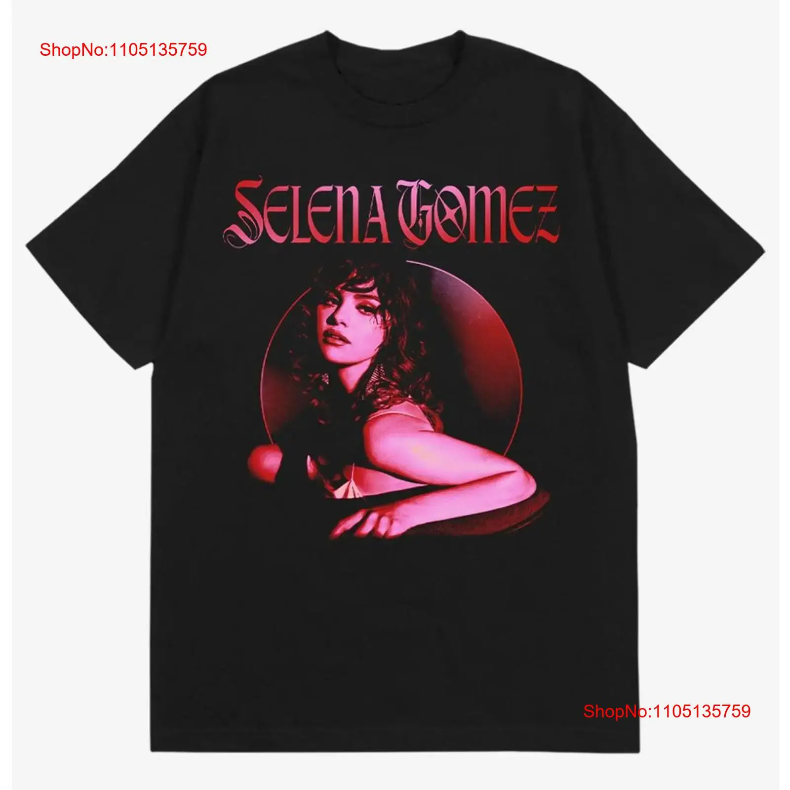 Selena Gomez Red Photo T Shirt - đánh giá và giá Vintage Fashion Photos