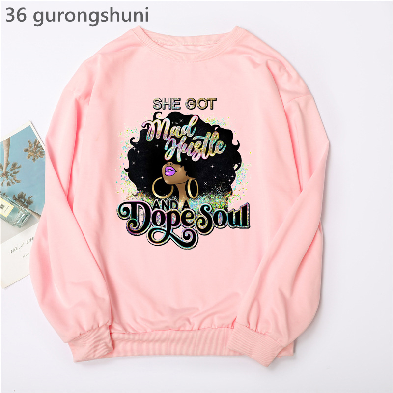 Watercolor Black Girl Magic Ho - đánh giá và giá Turtleneck Knit 90S