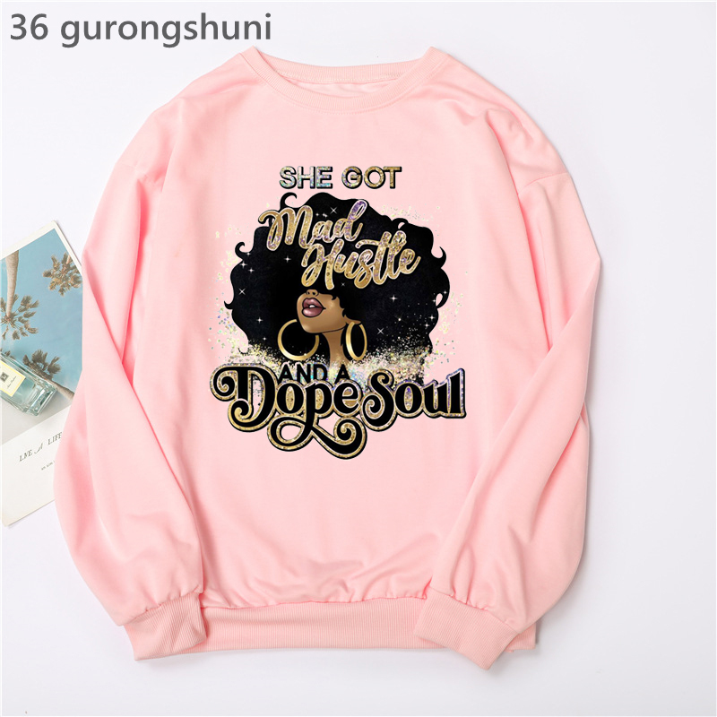 Watercolor Black Girl Magic Ho - đánh giá và giá Turtleneck Knit 90S