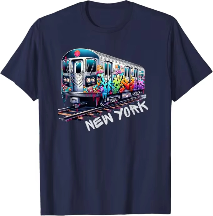 New York Train Graffiti Style  - đánh giá và giá Vintage Fashion New York