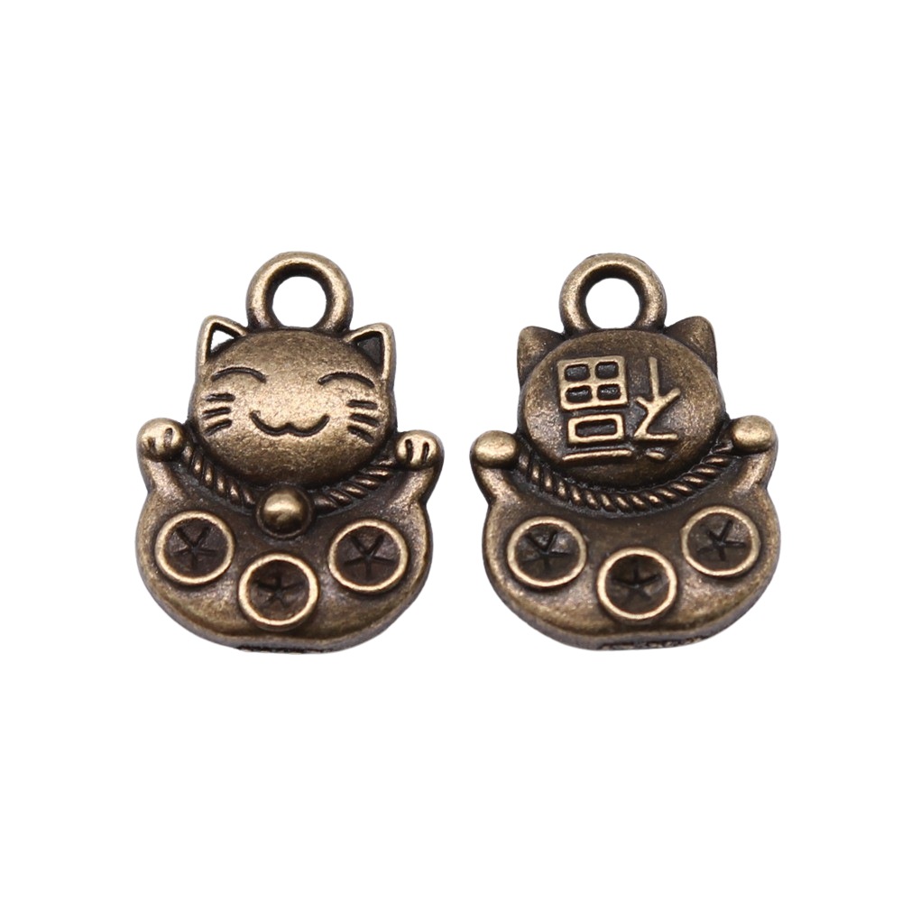 10pcs 15x11mm 3 Colors Antique - đánh giá và giá Vintage Fashion Stores